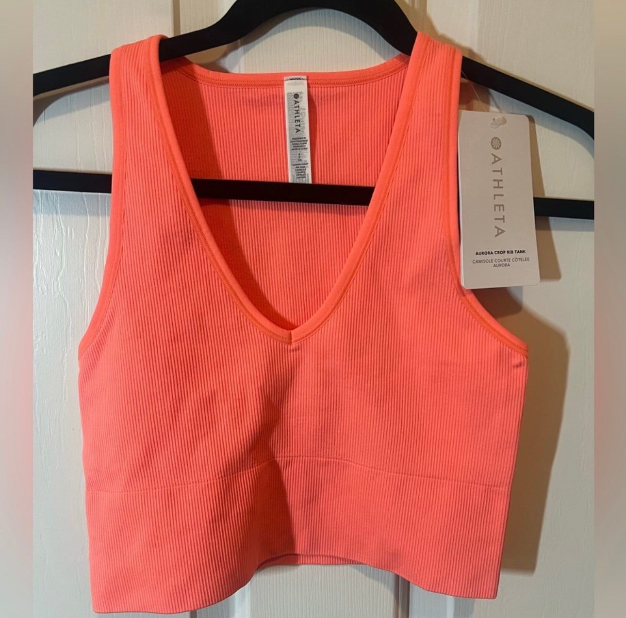 NWT Women's S Athleta Coral Ribbed
Tank Top